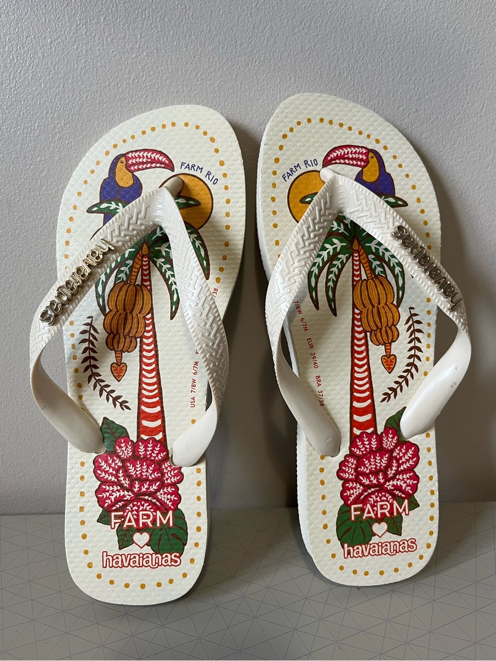 Women’s Havaianas Farm Rio Flip Flops - Size 7/8W